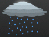 Weather Icon night rain